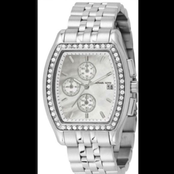 Michael Kors Jewelry - Mother of Pearl Michael Kors MK5053 Stainless Steel Qtz Watch $425